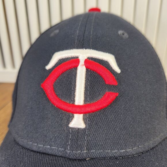 Minnesota Twins New Era 39thirty Size L/XL Hat Cap Navy Blue MLB Baseball Sports - Picture 3 of 10